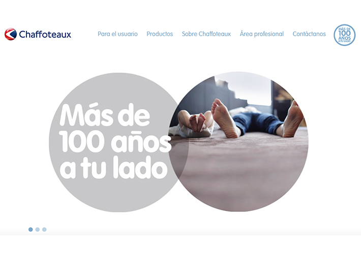 foto noticia Chaffoteaux lanza su nueva página web
